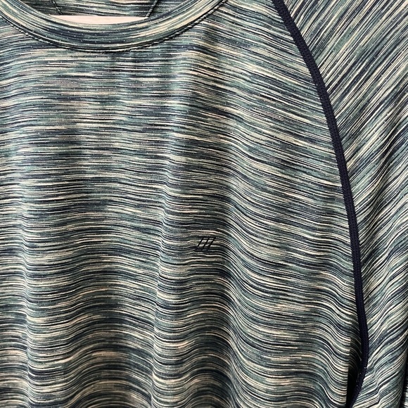 Zyia Active Long Sleeve Top Size Medium Green Yellow - Picture 7 of 9